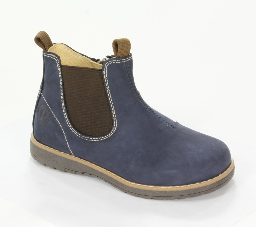 Primigi Trzewiki Dziecięce 90940/00 Laure Nabuk/Blue Scuro r.25-30
