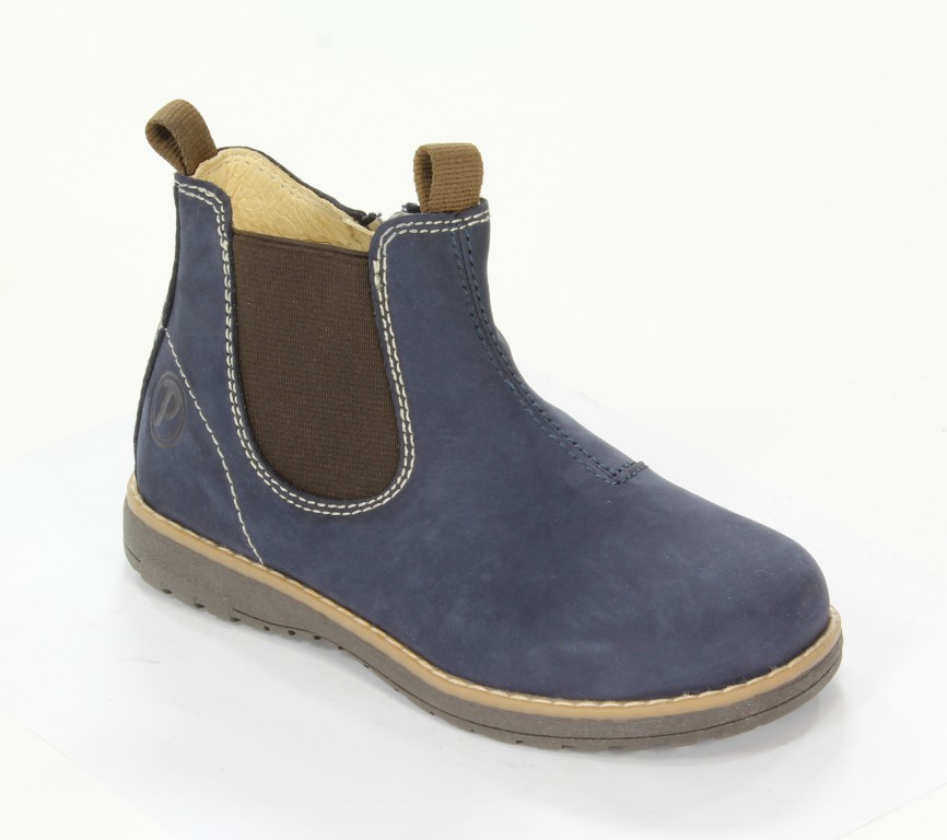 Primigi Trzewiki Dziecięce 90940/00 Laure Nabuk/Blue Scuro r.25-30