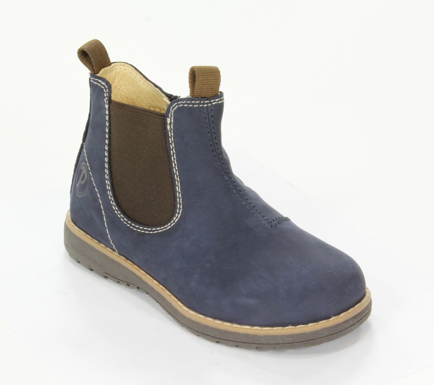 Primigi Trzewiki Dziecięce 90940/00 Laure Nabuk/Blue Scuro r.25-30