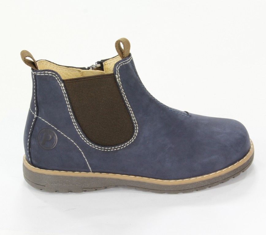 Primigi Trzewiki Dziecięce 90940/00 Laure Nabuk/Blue Scuro r.31-35