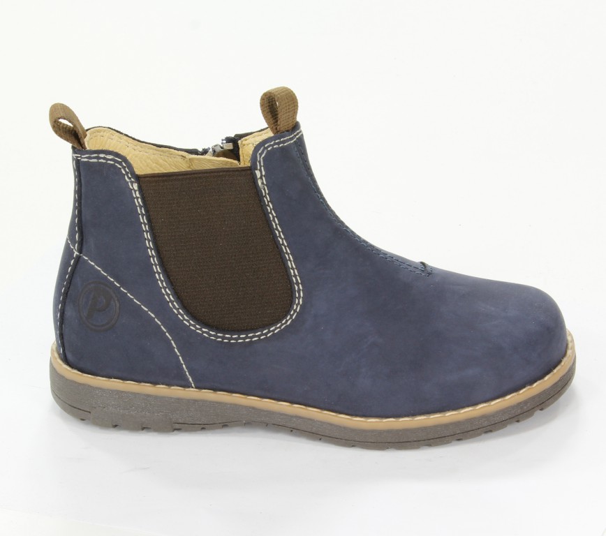 Primigi Trzewiki Dziecięce 90940/00 Laure Nabuk/Blue Scuro r.31-35
