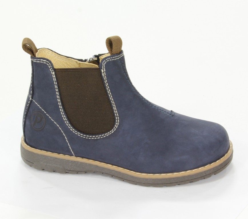 Primigi Trzewiki Dziecięce 90940/00 Laure Nabuk/Blue Scuro r.31-35