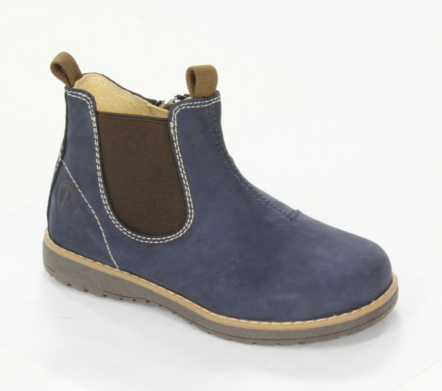 Primigi Trzewiki Dziecięce 90940/00 Laure Nabuk/Blue Scuro r.31-35