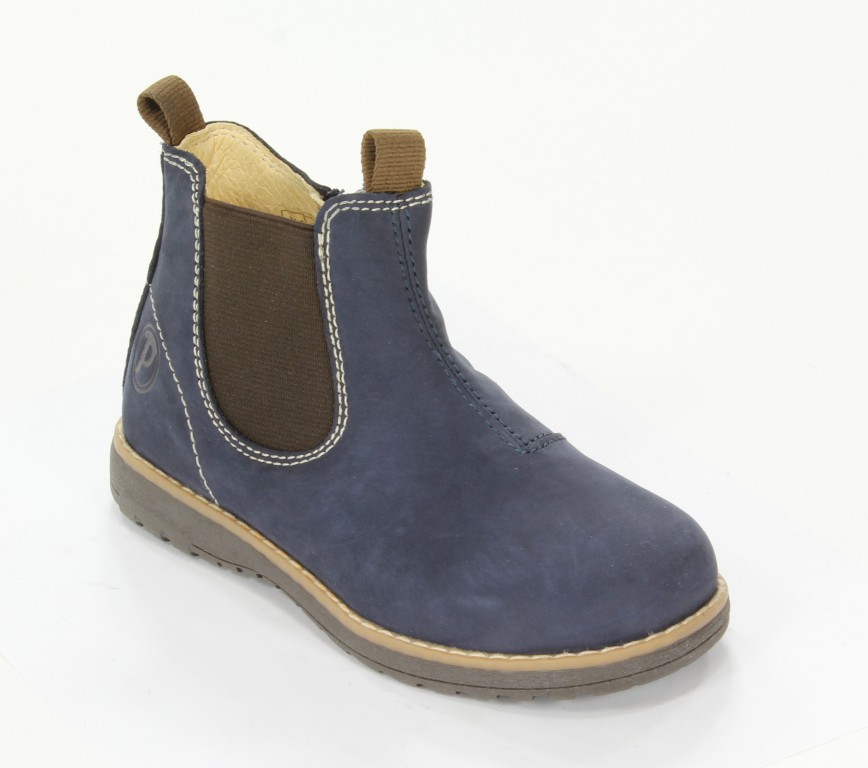 Primigi Trzewiki Dziecięce 90940/00 Laure Nabuk/Blue Scuro r.31-35