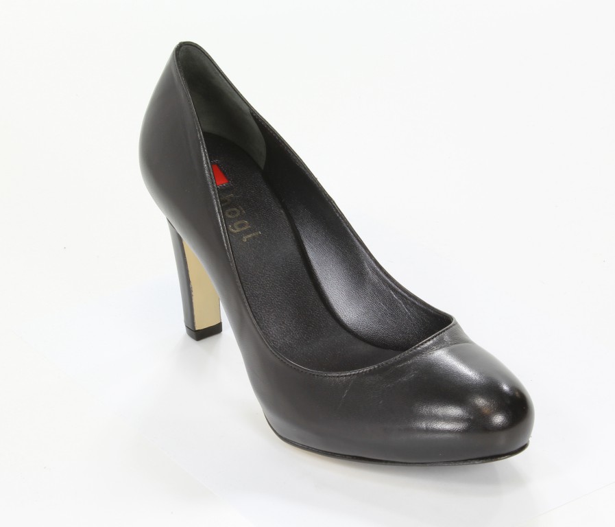 Högl Czółenka Damskie 6-10 8500 Schwarz Black