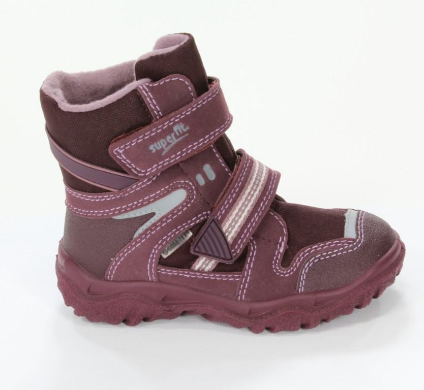 Superfit Trzewiki Dziecięce 1-00044-66 Berry Kombi Camoscio Textil