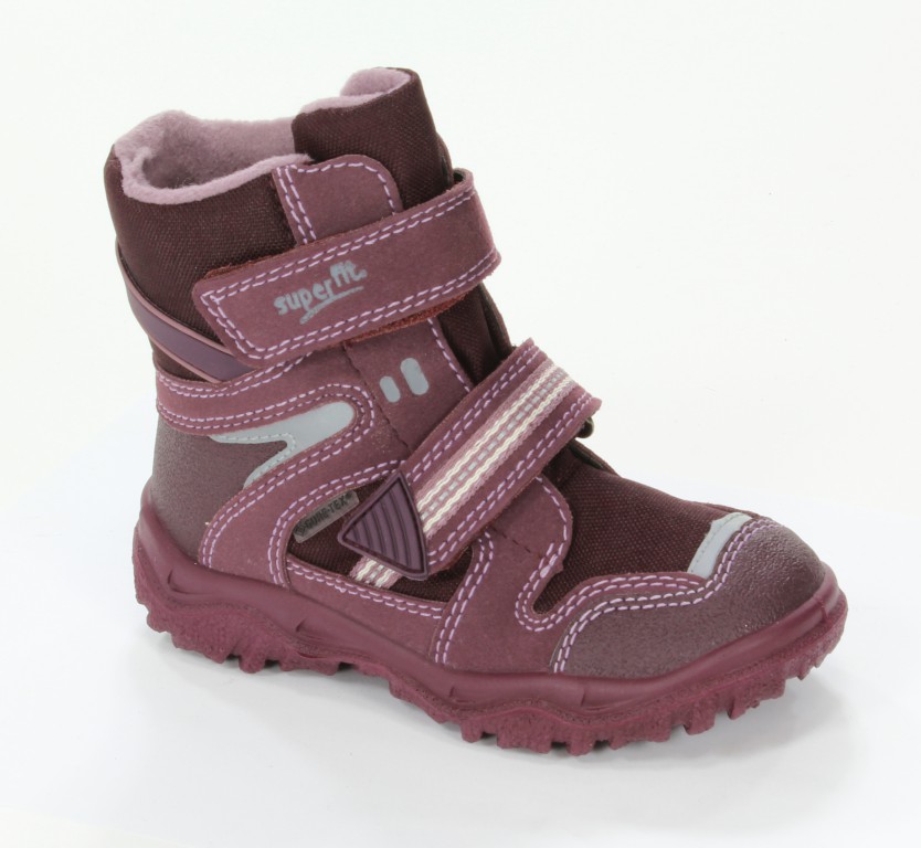 Superfit Trzewiki Dziecięce 1-00044-66 Berry Kombi Camoscio Textil