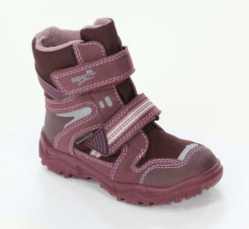 Superfit Trzewiki Dziecięce 1-00044-66 Berry Kombi Camoscio Textil