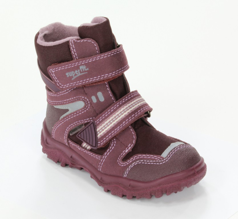 Superfit Trzewiki Dziecięce 1-00044-66 Berry Kombi Camoscio Textil