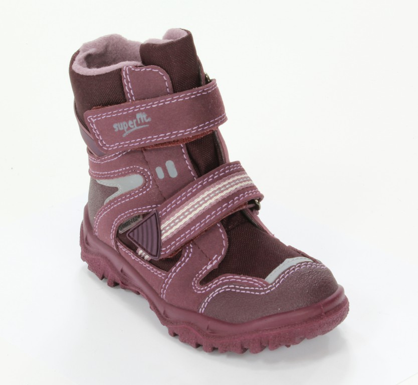 Superfit Trzewiki Dziecięce 1-00044-66 Berry Kombi Camoscio Textil