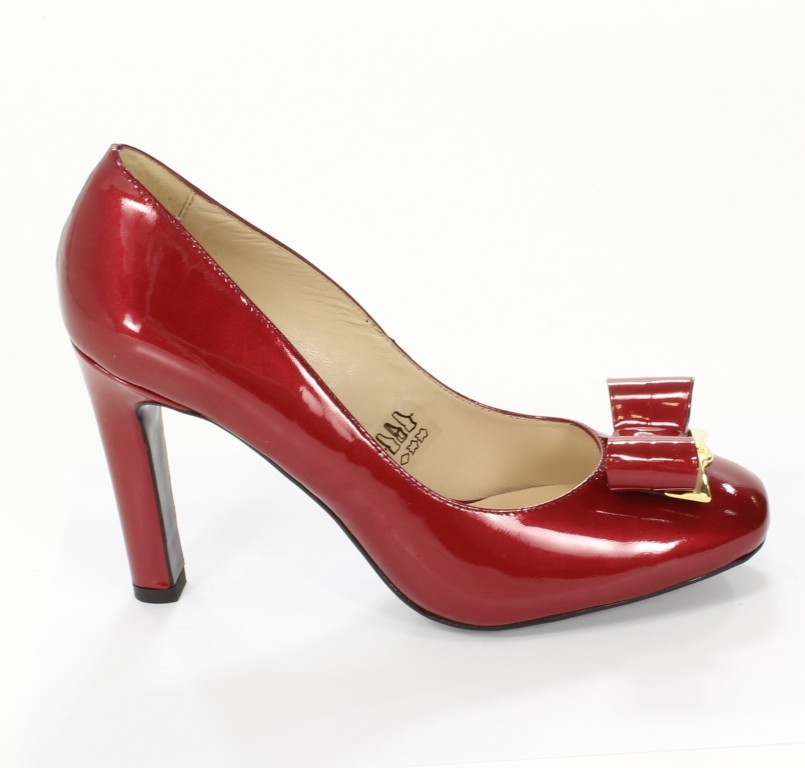 Conhpol Bis Czółenka B-2294 rosso/1226/ORO 