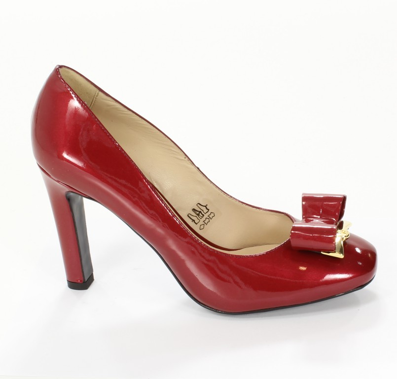 Conhpol Bis Czółenka B-2294 rosso/1226/ORO 