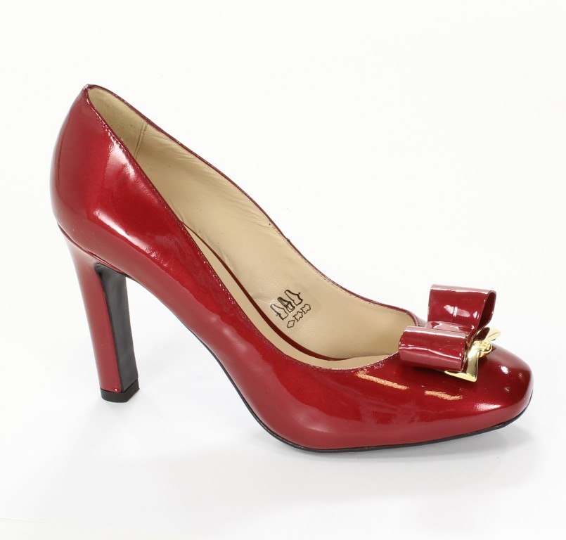 Conhpol Bis Czółenka B-2294 rosso/1226/ORO 