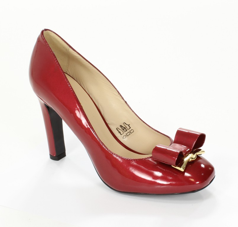 Conhpol Bis Czółenka B-2294 rosso/1226/ORO 