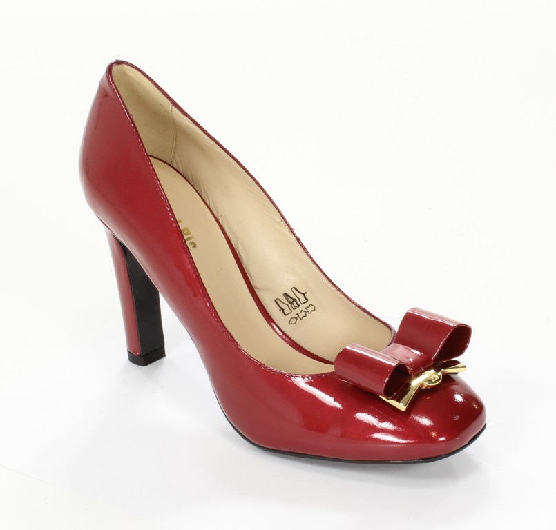 Conhpol Bis Czółenka B-2294 rosso/1226/ORO 