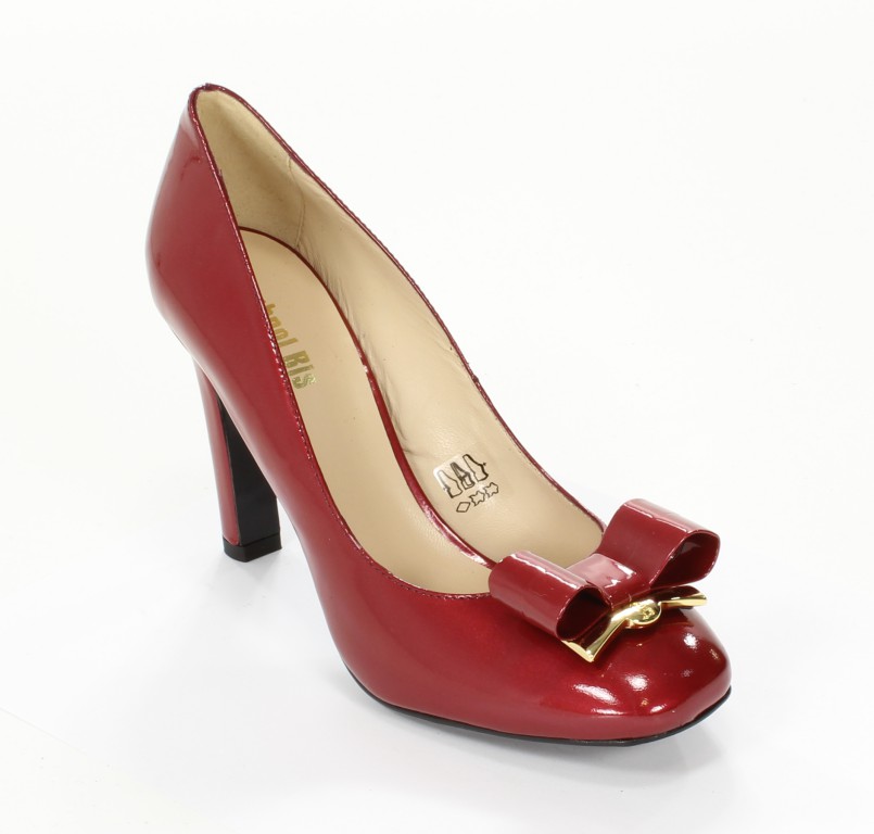 Conhpol Bis Czółenka B-2294 rosso/1226/ORO 