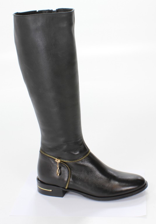 Mr.Tops Kozaki Damskie 1700 Nero Gold Scarlet