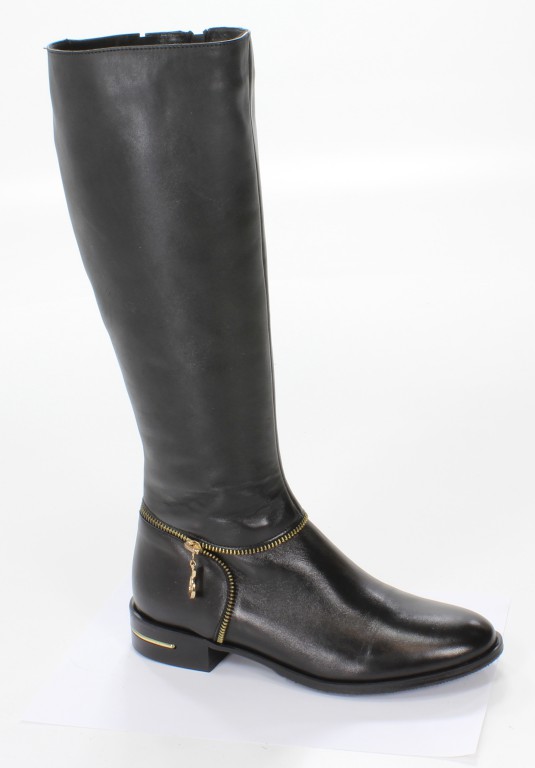 Mr.Tops Kozaki Damskie 1700 Nero Gold Scarlet