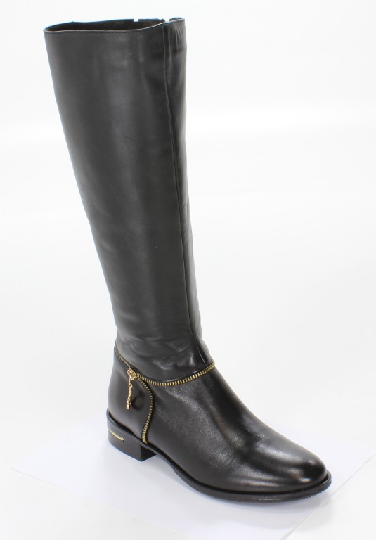 Mr.Tops Kozaki Damskie 1700 Nero Gold Scarlet