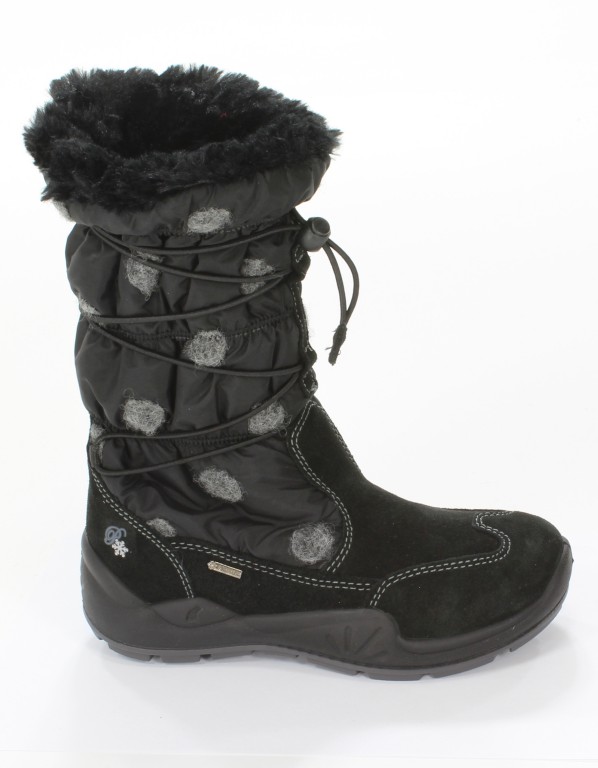 Primigi Śniegowce 96610/77 Nissy Scamosc/T.Nylon/Nero r.27-30