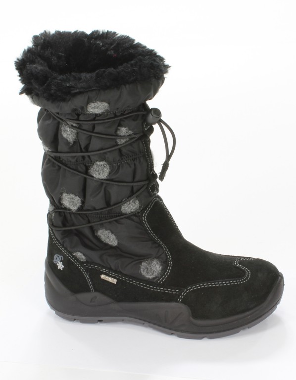 Primigi Śniegowce 96610/77 Nissy Scamosc/T.Nylon/Nero r.27-30