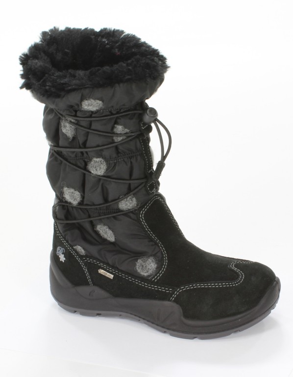 Primigi Śniegowce 96610/77 Nissy Scamosc/T.Nylon/Nero r.27-30