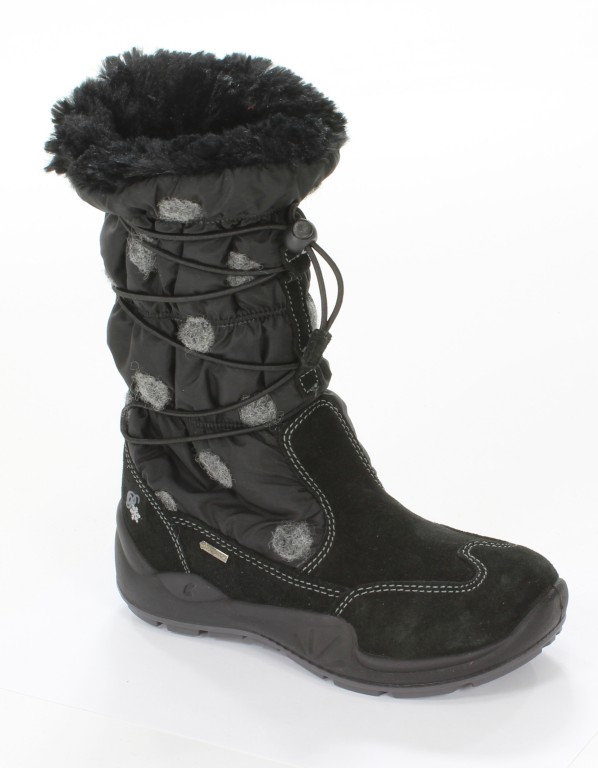 Primigi Śniegowce 96610/77 Nissy Scamosc/T.Nylon/Nero r.27-30