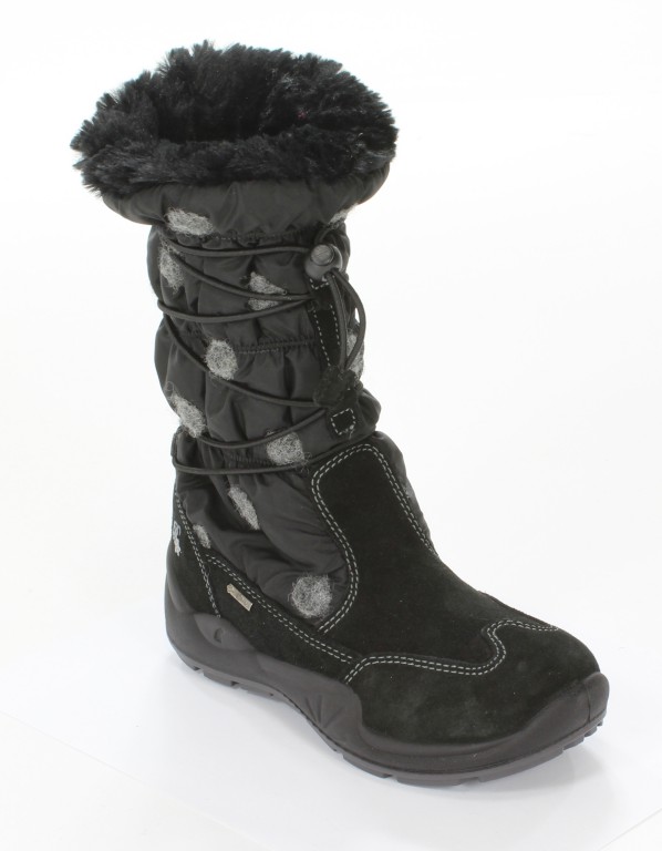 Primigi Śniegowce 96610/77 Nissy Scamosc/T.Nylon/Nero r.27-30