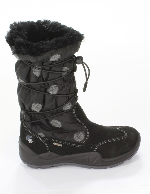 Primigi Śniegowce 96610/77 Nissy Scamosc/T.Nylon/Nero r.31-35