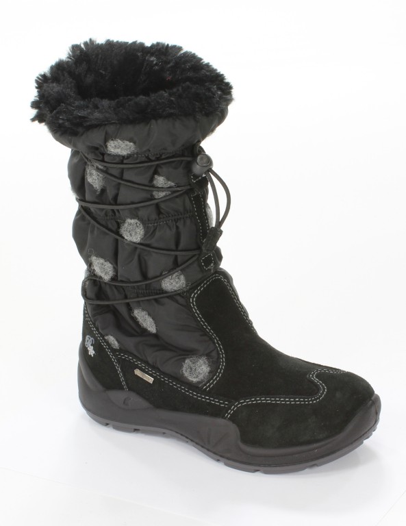 Primigi Śniegowce 96610/77 Nissy Scamosc/T.Nylon/Nero r.31-35