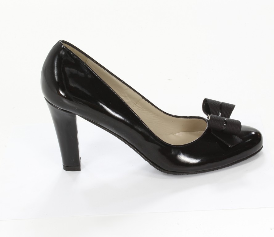 Ferroni Czółenka 23209 Nero Vernice