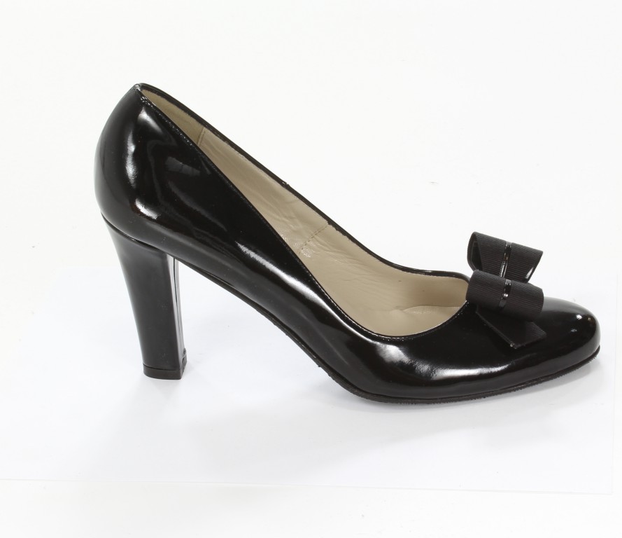 Ferroni Czółenka 23209 Nero Vernice