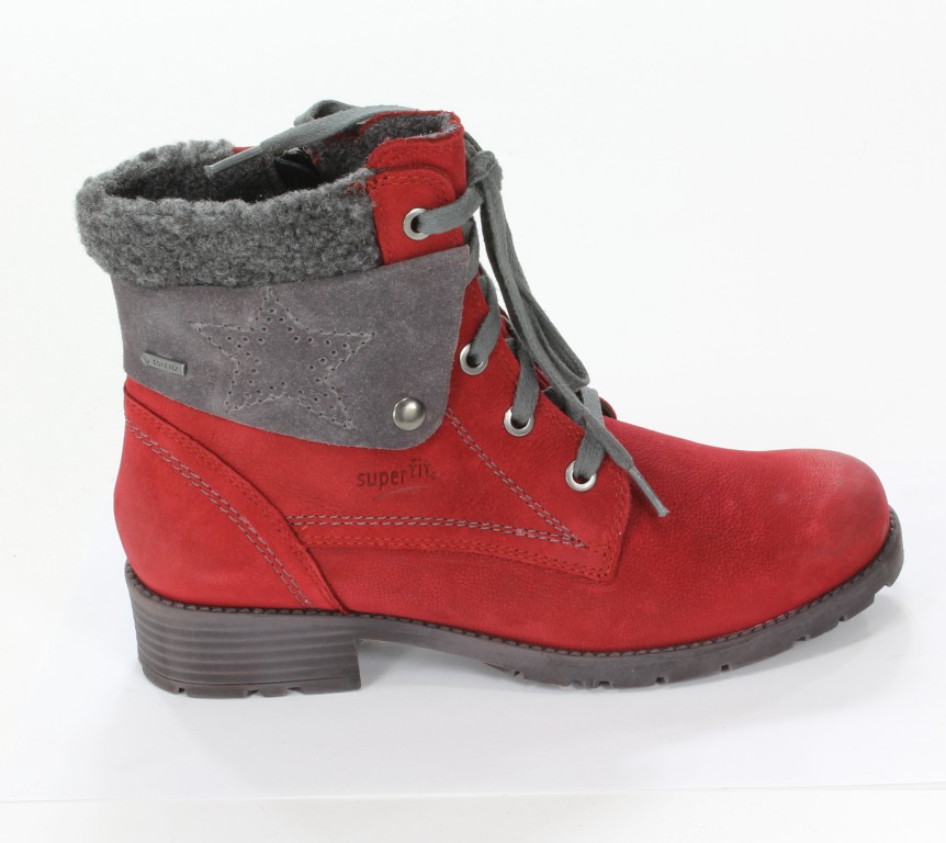Superfit Trzewiki 1-00180-71 Fire Kombi Nubuk/Velour