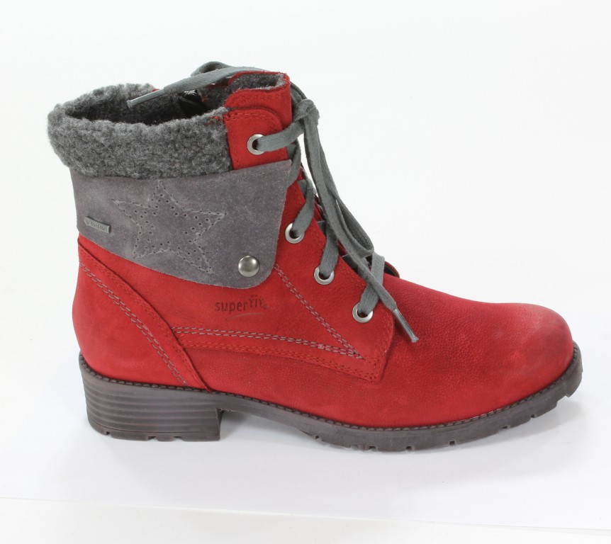 Superfit Trzewiki 1-00180-71 Fire Kombi Nubuk/Velour