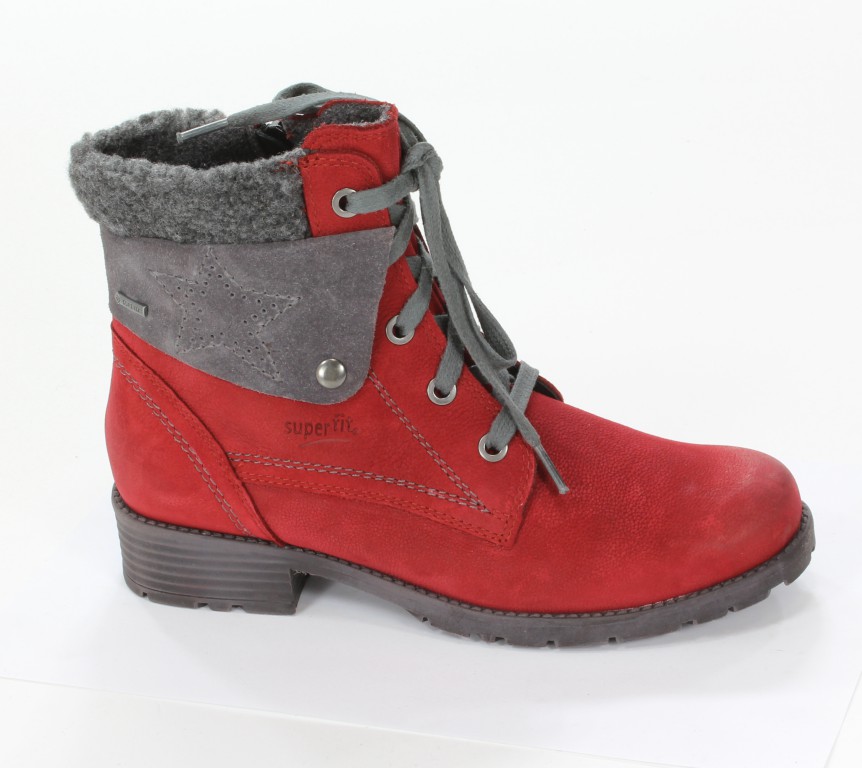 Superfit Trzewiki 1-00180-71 Fire Kombi Nubuk/Velour