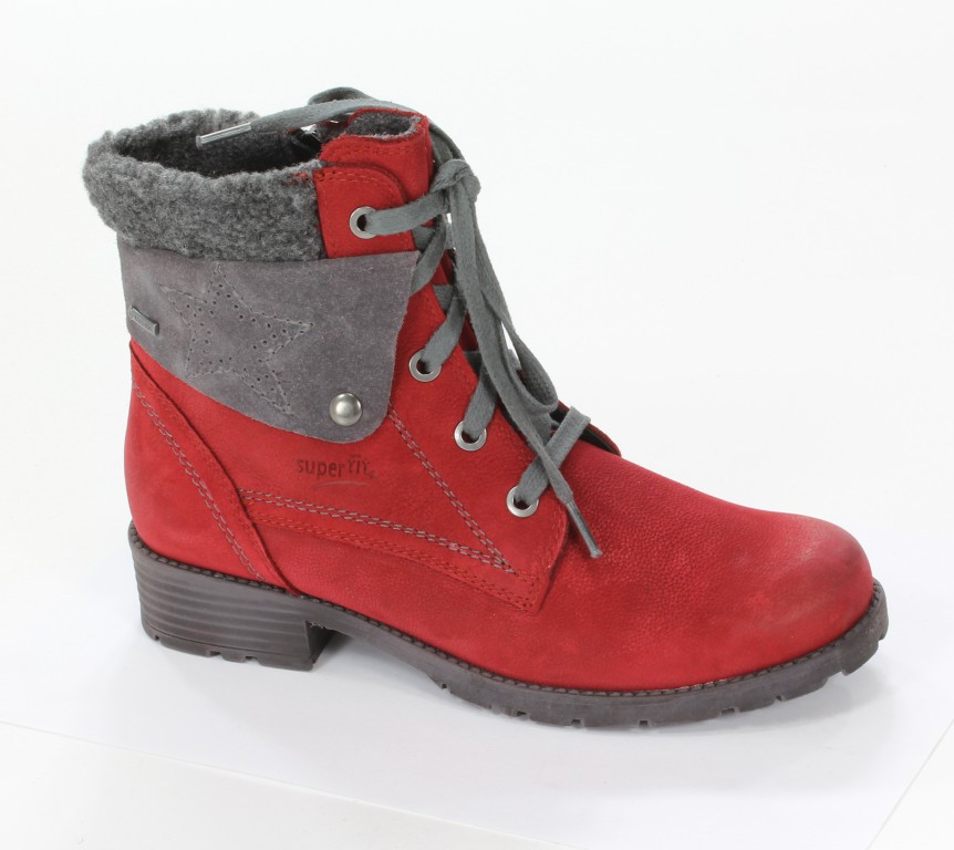Superfit Trzewiki 1-00180-71 Fire Kombi Nubuk/Velour