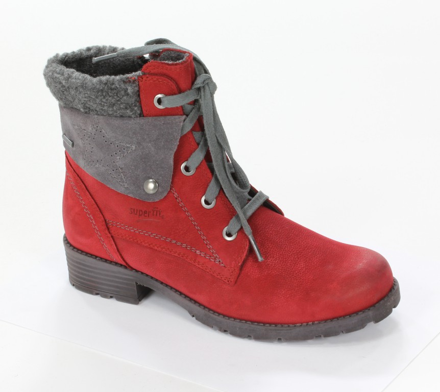Superfit Trzewiki 1-00180-71 Fire Kombi Nubuk/Velour