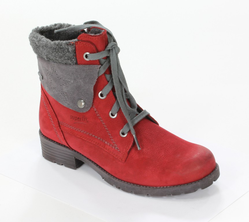 Superfit Trzewiki 1-00180-71 Fire Kombi Nubuk/Velour