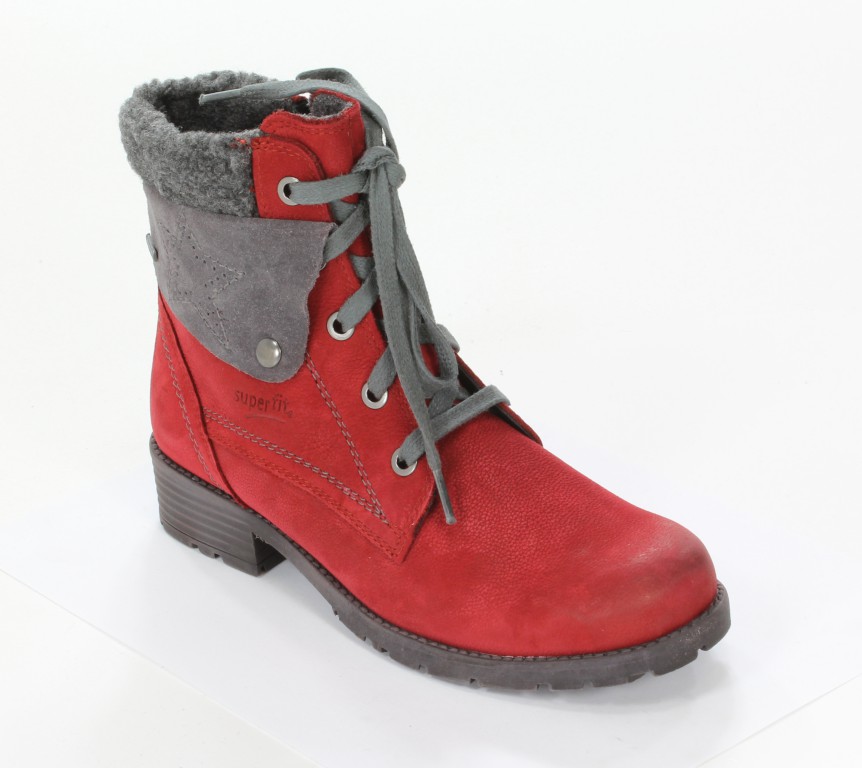 Superfit Trzewiki 1-00180-71 Fire Kombi Nubuk/Velour