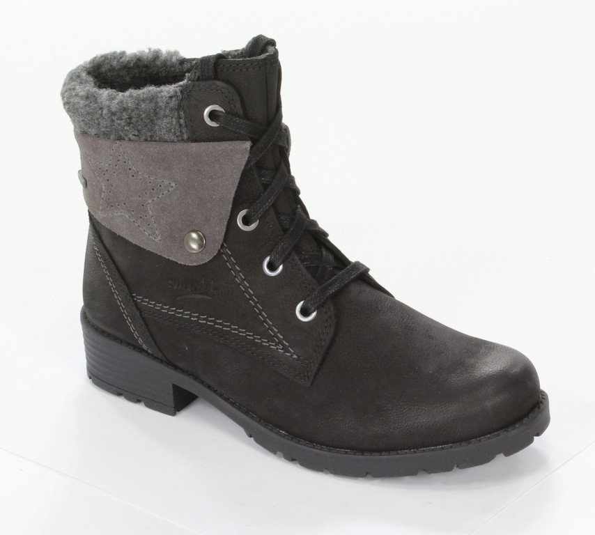 Superfit Trzewiki 1-00180-00 Schwarz Nubuk/Velour