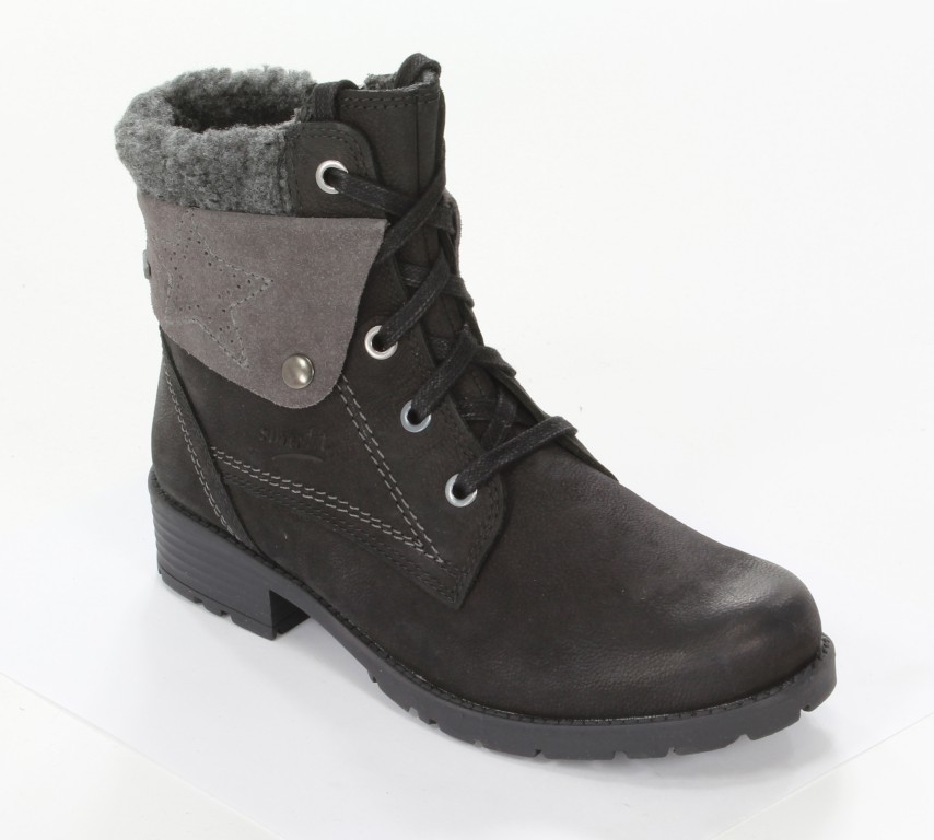 Superfit Trzewiki 1-00180-00 Schwarz Nubuk/Velour