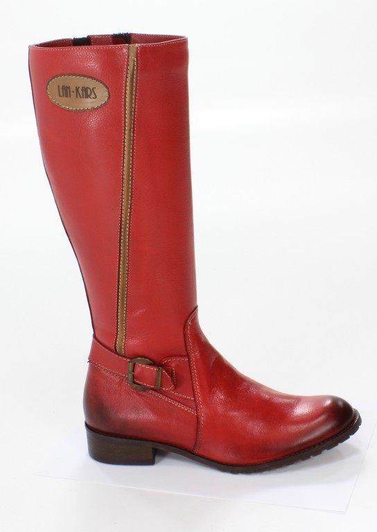 Lan-Kars Kozaki A6412-N-102 Czerwony