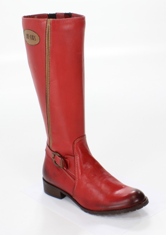 Lan-Kars Kozaki A6412-N-102 Czerwony