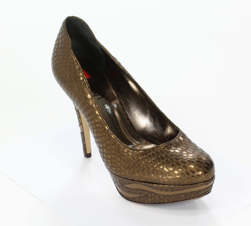 Högl Czółenka 6-10 9015 Metalsnake-Leder 7000 Bronce