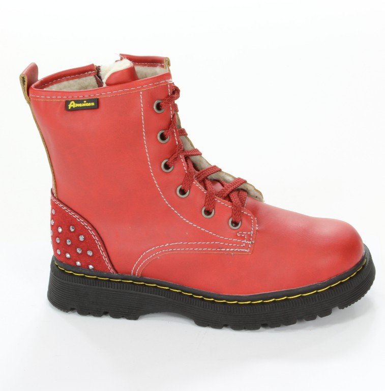 American Trzewiki B-C 11628 DK Red 29-33