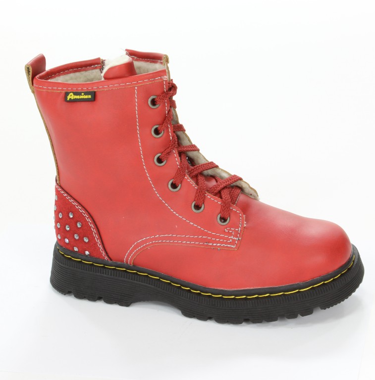 American Trzewiki B-C 11628 DK Red 29-33