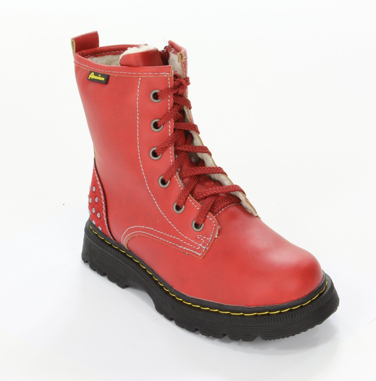 American Trzewiki B-C 11628 DK Red 29-33