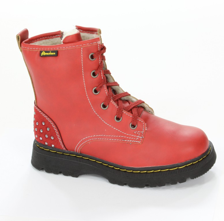 American Trzewiki B-C 11628 DK Red 34-38