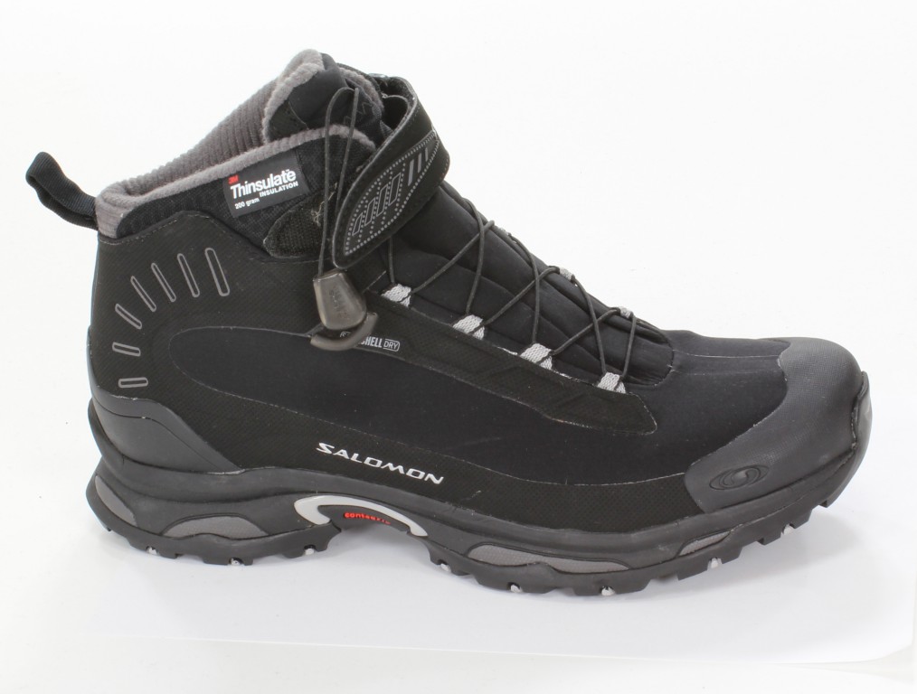 Salomon Trekingowe 107655 Black/Black/Aluminium 