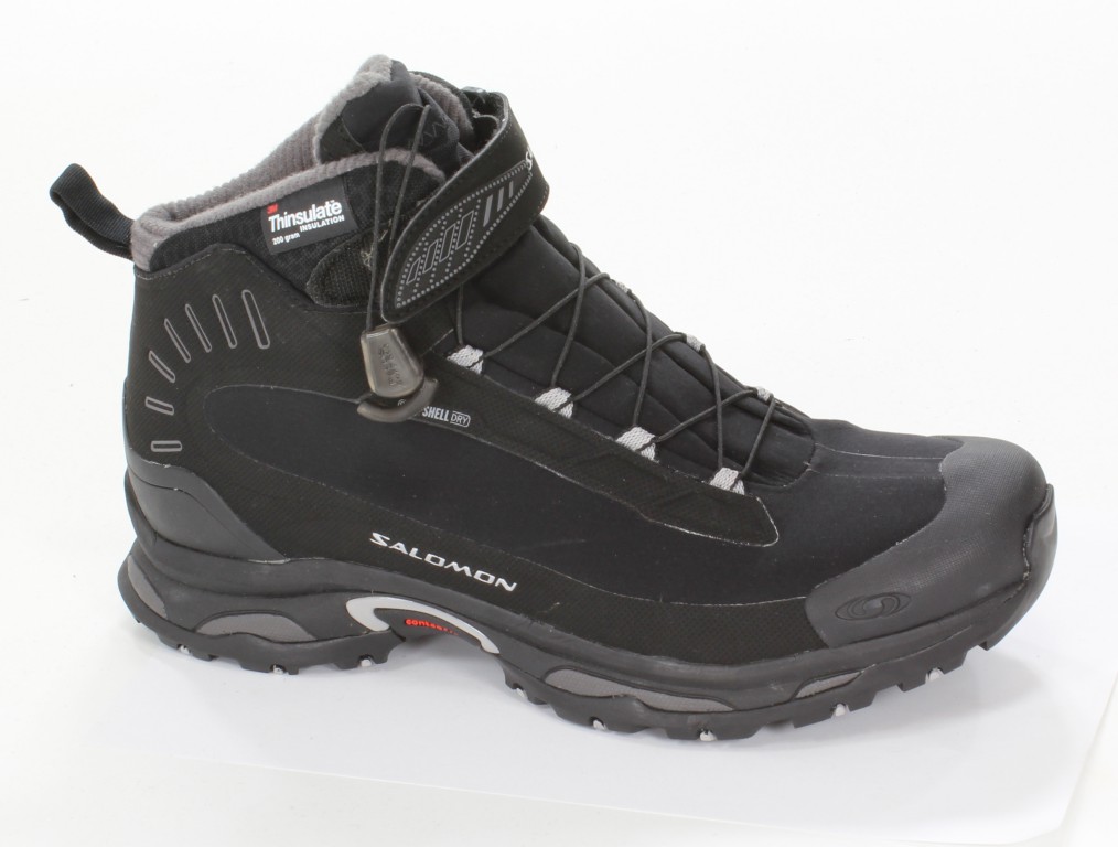 Salomon Trekingowe 107655 Black/Black/Aluminium 